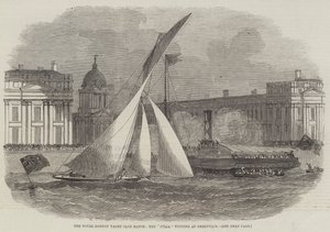 The Royal London Yacht Club Match, the Julia winning at Greenwich